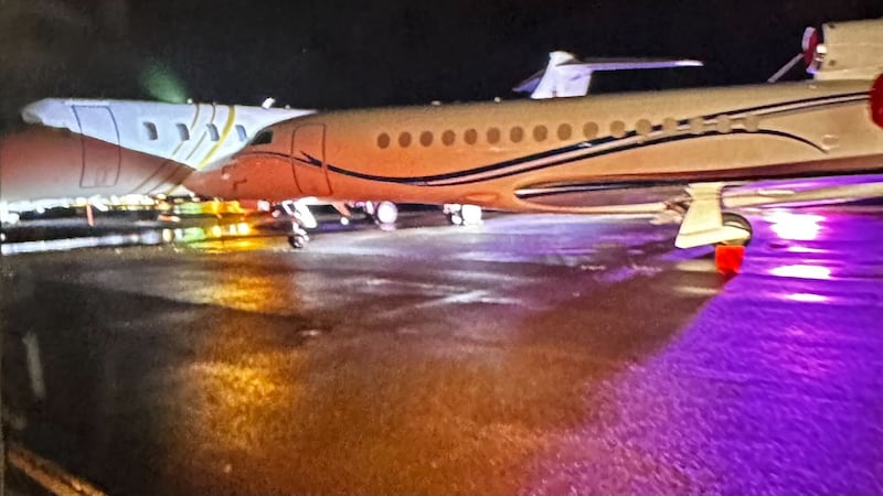 Two planes reportedly collide at Kahului airport but it's unclear if the strong winds are to...
