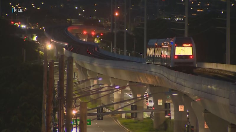 Honolulu's Skyline rail system.