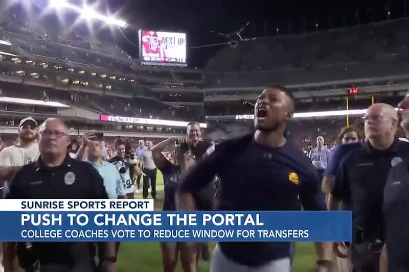 Football coaches voted to limit the player transfer portal. But it's not a done deal. Plus,...