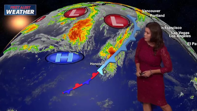 Tracking periods of heavy rain popping up on the radar