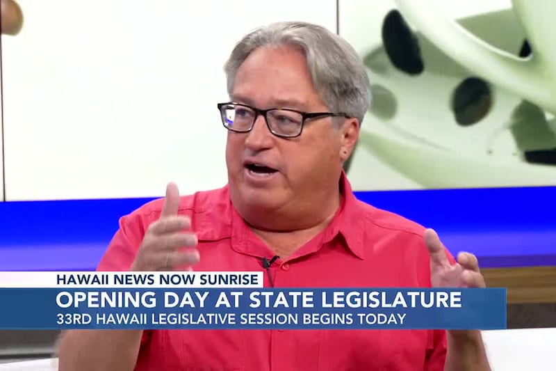 Chad Blair is here from Civil Beat to look at some of the priorities lawmakers will focus on...